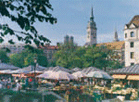 Shopping in M�nchen wie hier am Viktualienmarkt