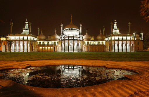 Orient oder England? Der Royal Pavilion ist ein einzigartiges Bauwerk mitten in Brighton.
							   © Lalli/pixabay.com
