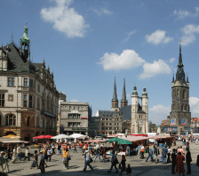 Markttreiben (C) Stadt Halle