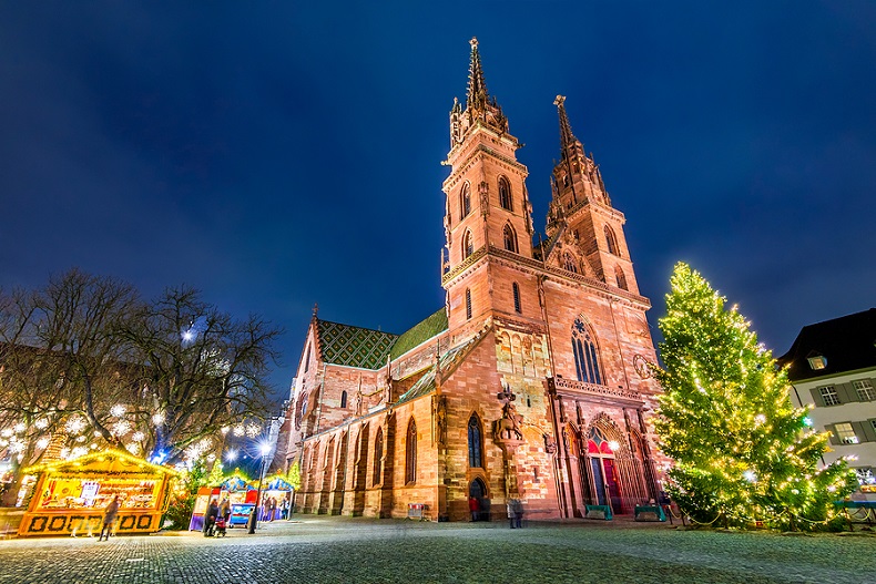 Nach Basel zum Weihnachtsshopping