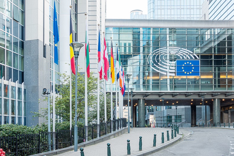 Br&uuml;ssel Europaviertel Stockfoto-ID: 337557826 Copyright: ilolab - Bigstockphoto