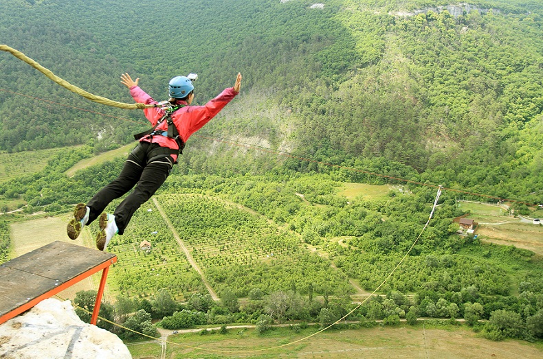 Bungee Jumping an der Costa Blanca