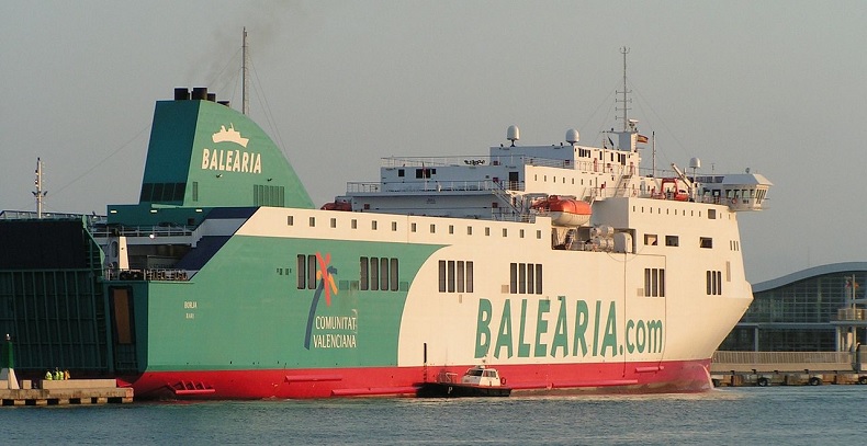 Mit der F�hre nach Mallorca 