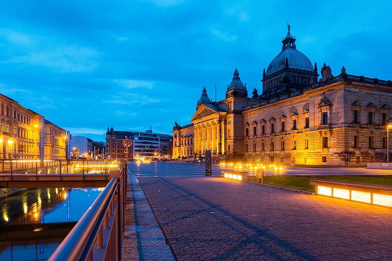 Leipzig am Abend und Nachts