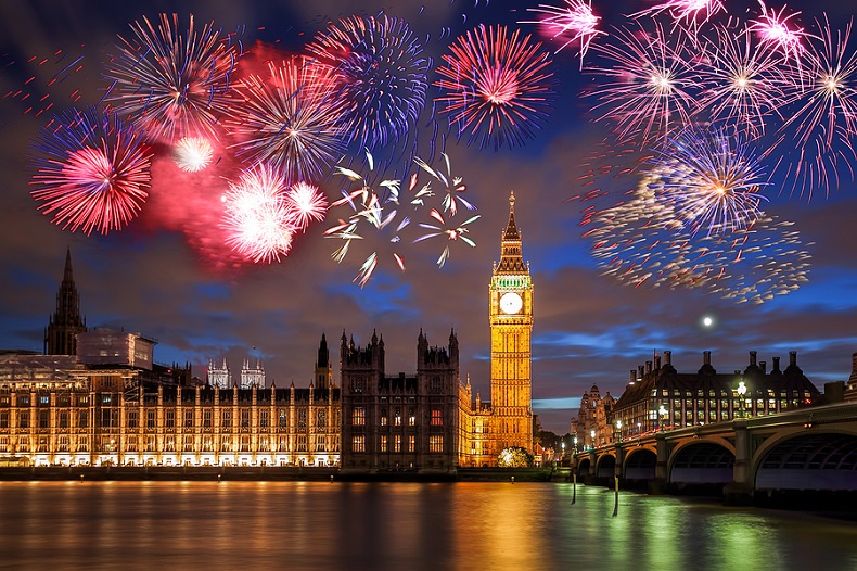 Kurztrip zu Silvester - den Jahreswechsel in London feiern.