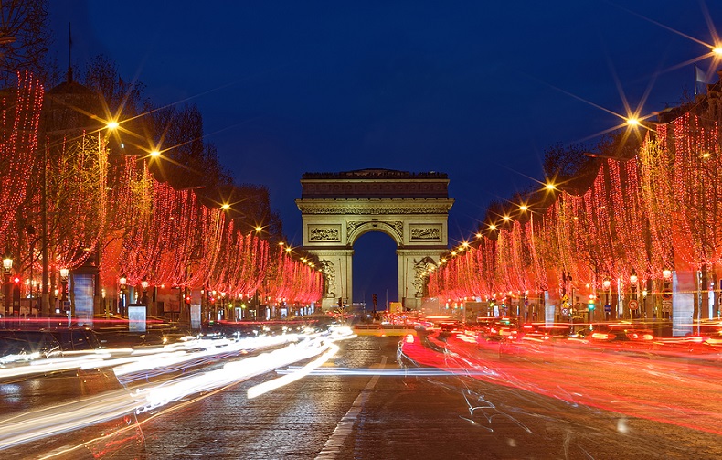 Nach Paris zum Weihnachtsshopping