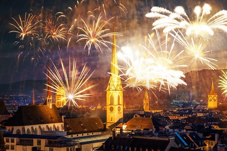 Kurztrip zu Silvester - den Jahreswechsel in Z&uuml;rich feiern.