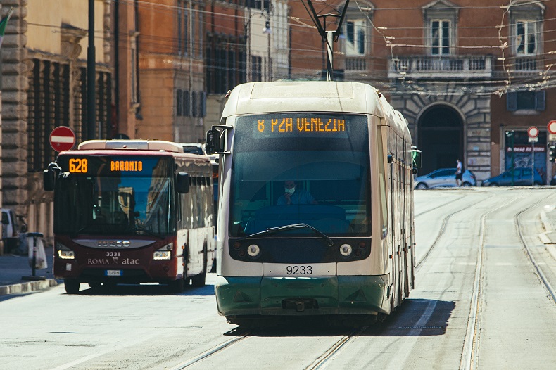 Arr&ecirc;t de bus Rome