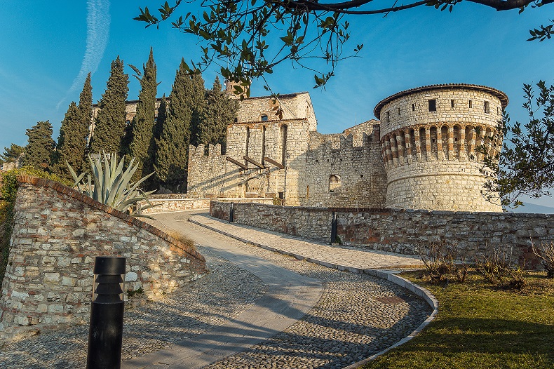 Il castello della citt&agrave; di Brescia
